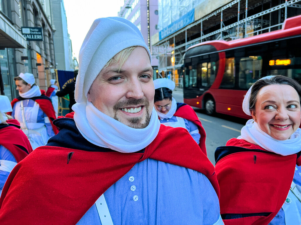 Bildet viser Ole-Martin Hjemaas og Marianne Westby Thorstad.