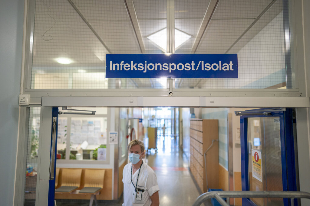 Bilde fra infeksjonsposten på Ullevål sykehus