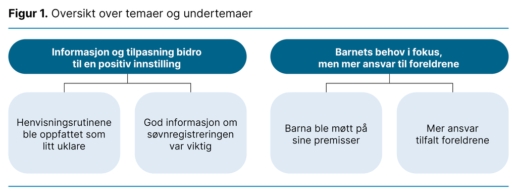 Figur 1. Oversikt over temaer og undertemaer 