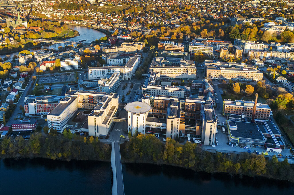 Bilde av St. Olavs hospital i Trondheim