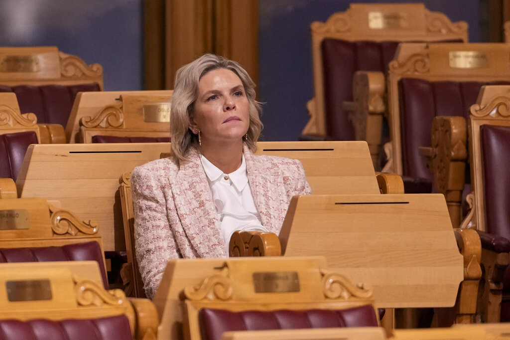 Bildet viser Sylvi Listhaug i Stortinget