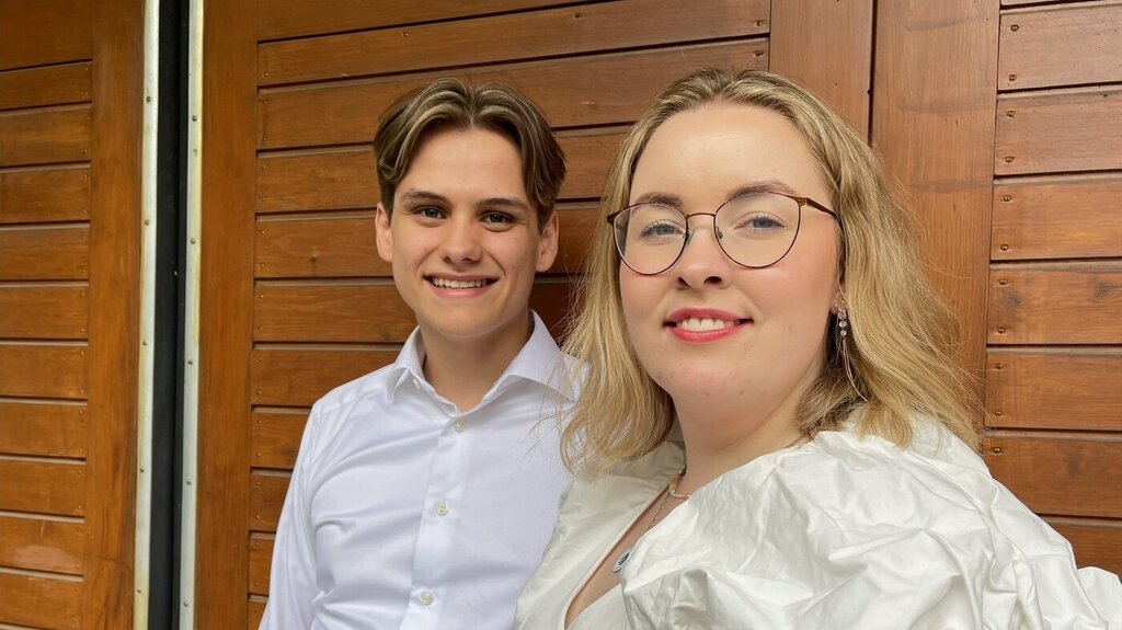 Bildet viser Kristoffer Andreas Haugen og Henriette Karlsen Brenna i NSF Student Bildet viser Kristoffer Andreas Haugen og Henriette Karlsen Brenna i NSF Student