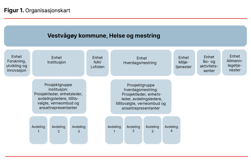 Figur 1. Organisasjonskart