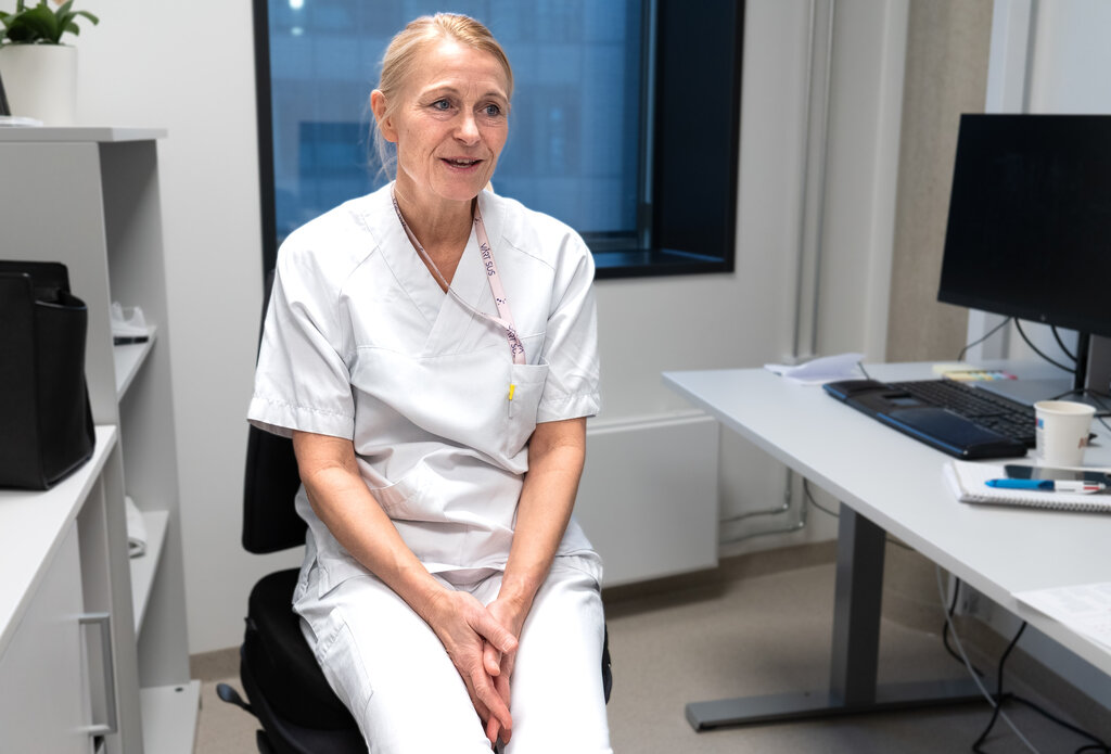 Bildet viser Helen Lomeland