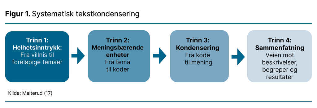 Figur 1. Systematisk tekstkondensering