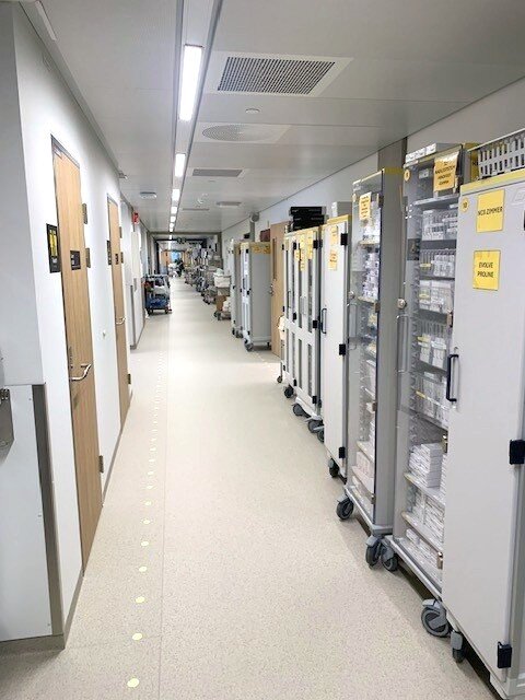 operasjonsavdelingen ved nye SUS bildet viser operasjonsavdelingen ved nye SUS