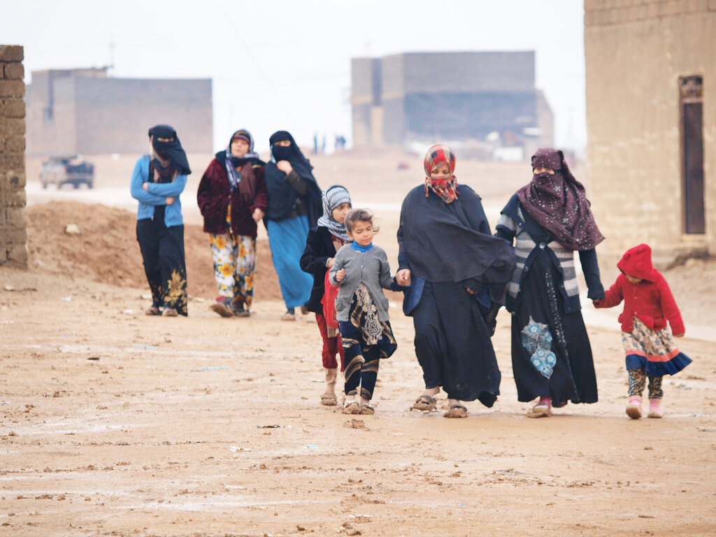 Flyktninger i Mosul I Mosul