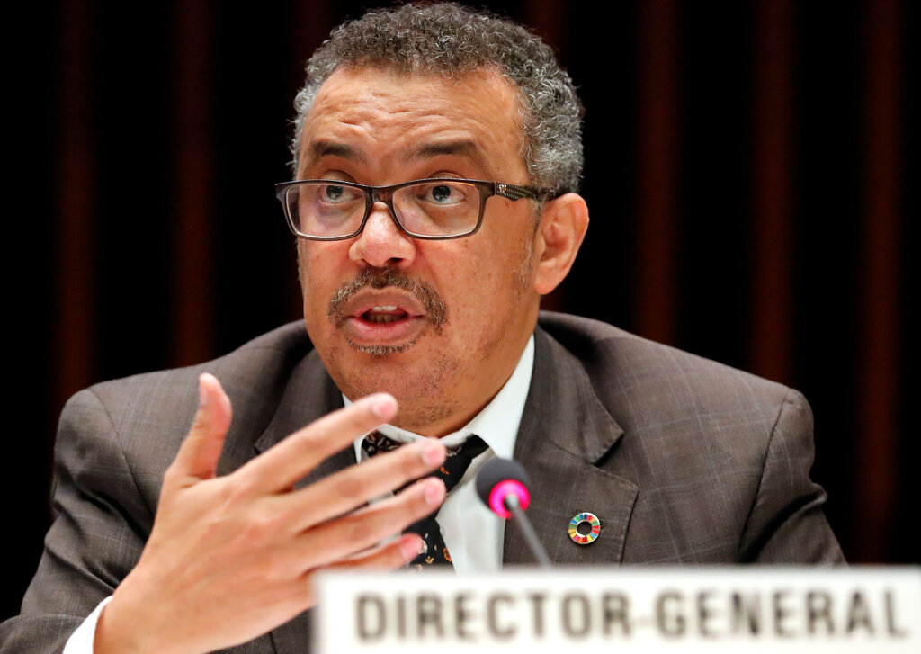 Bildet viser Tedros Ghebreyesus.