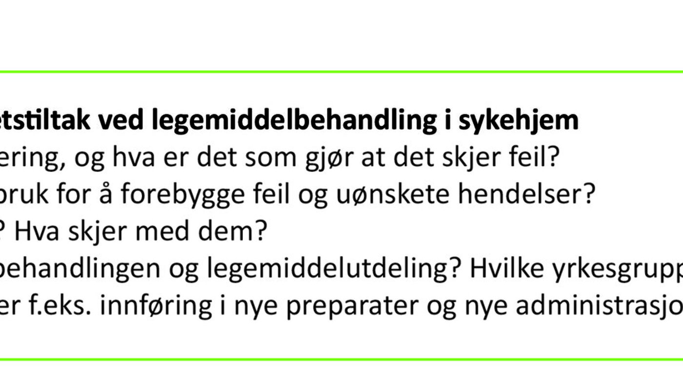 Tabell 1: Intervjuguide