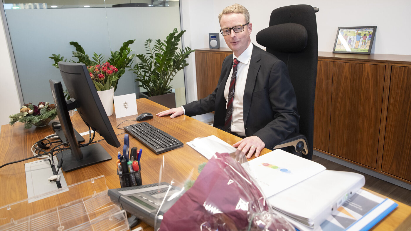 Terje Søviknes Eldre- og folkehelseminister Terje Søviknes