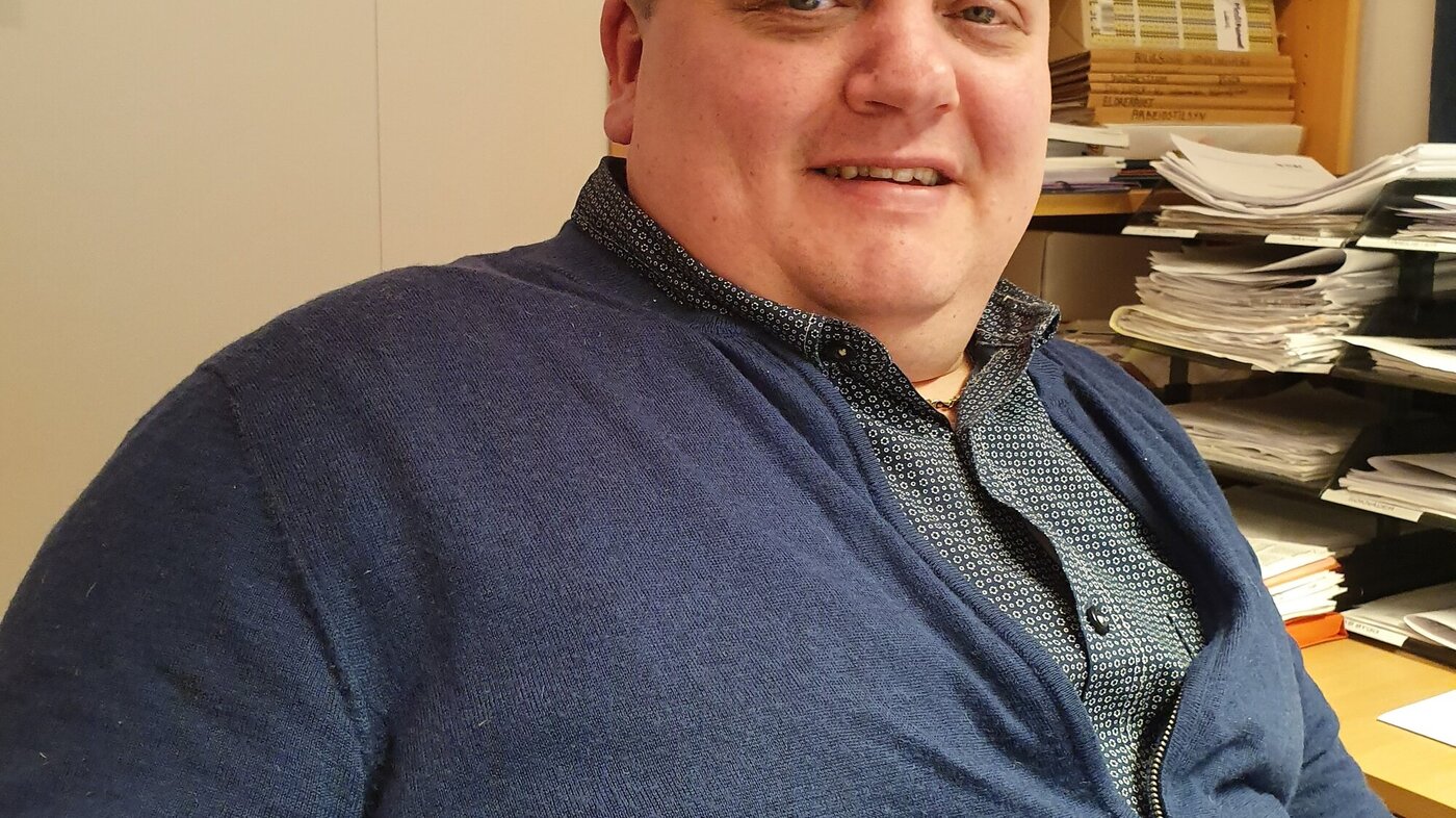 Arnstein Larsen, Måsøy kommune Bildet viser Arnstein Larsen