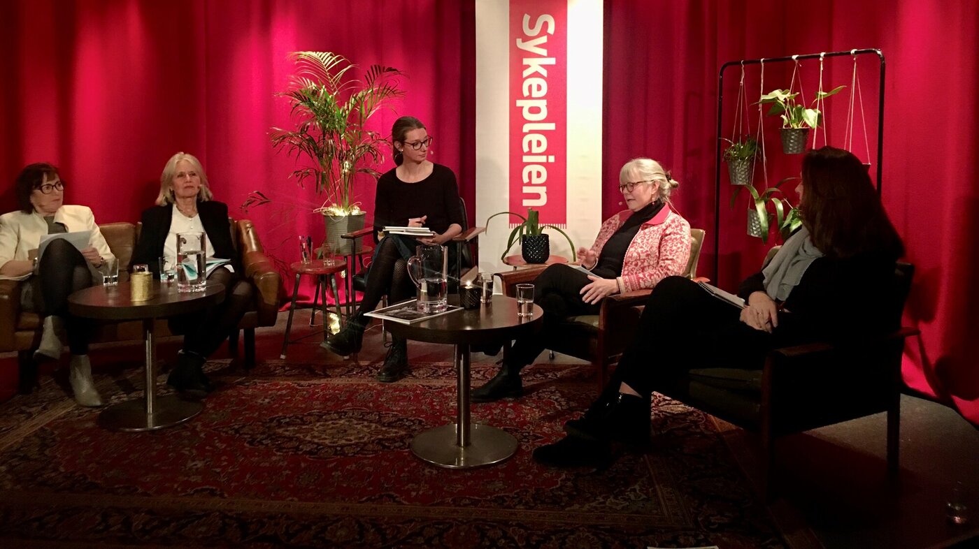 Bilde fra panelsamtale om håp på Kulturhuset i Oslo.