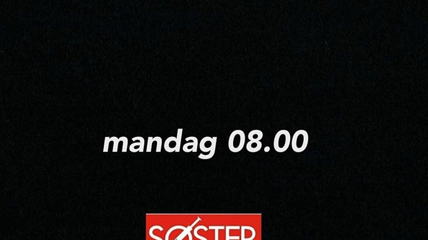 Lars Berrum, sykepleier Bildet viser en svart bakgrunn med comeback skrevet i hvit tekst og mandag 08.00.