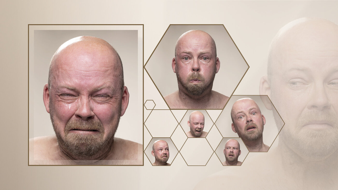 Mann med smerter Mann med smerter