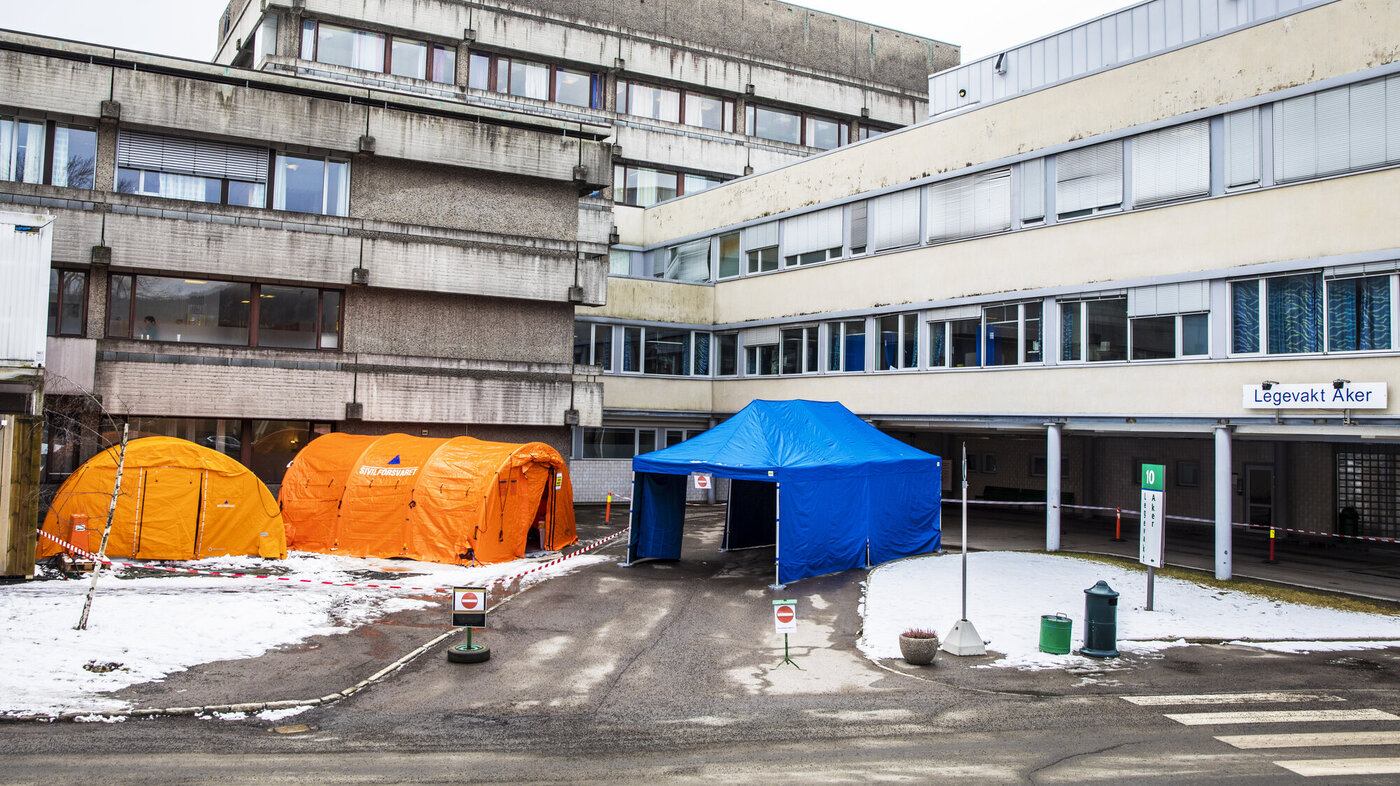 Bildet viser legevakten i Oslo.