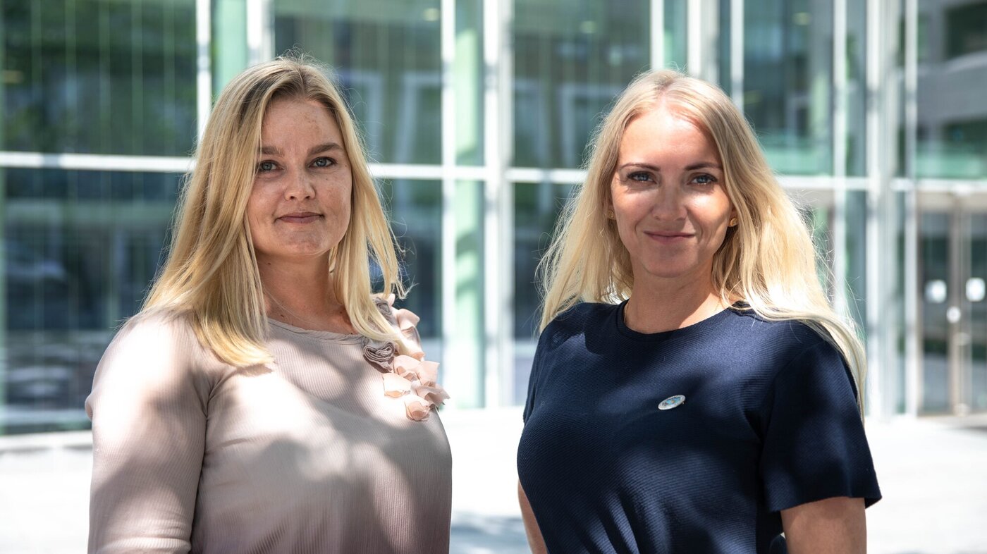 Hanne Charlotte Schjelderup og Lill Sverresdatter Larsen