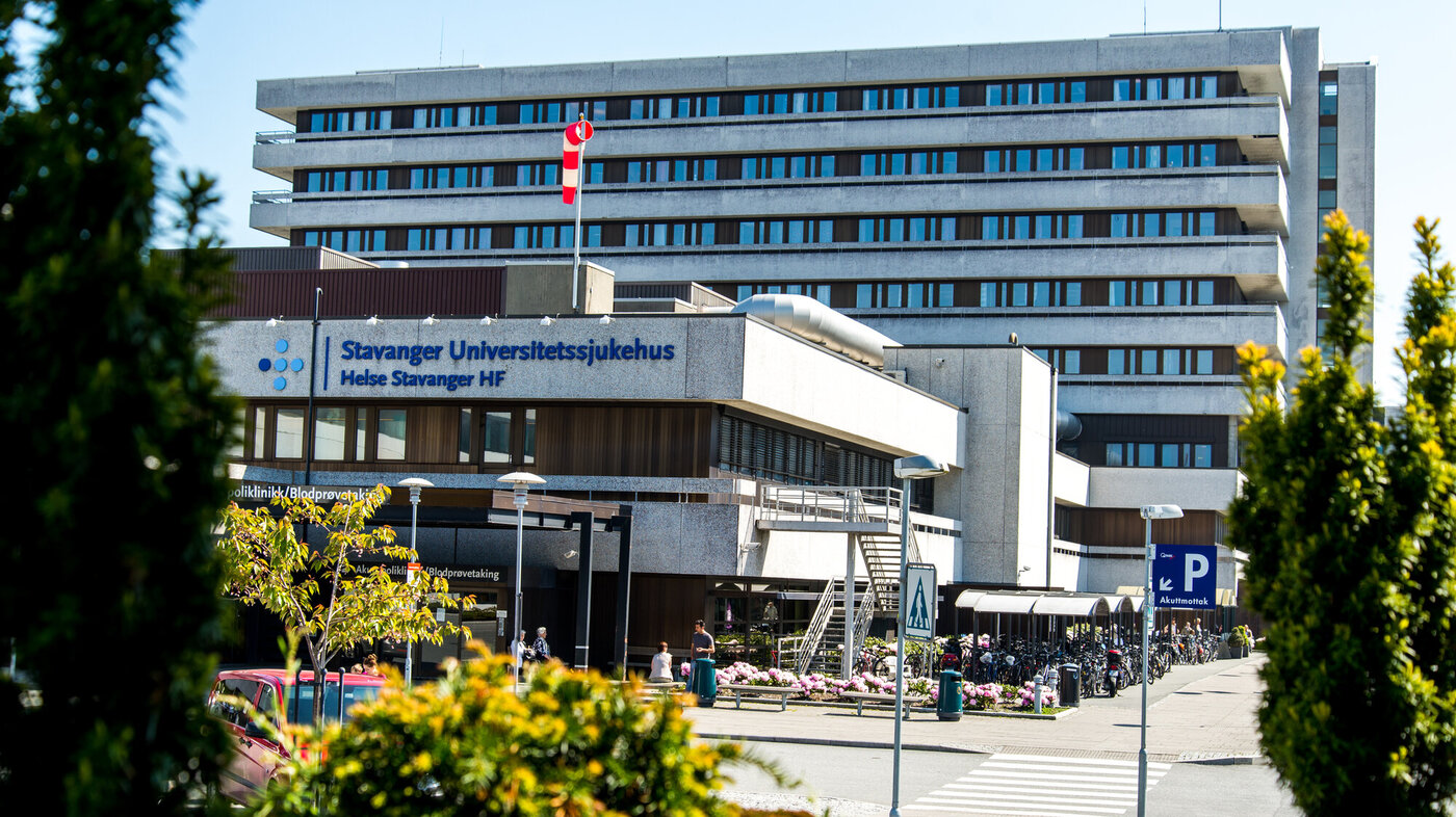 Bildet viser fasaden på Stavanger universitetssjukehus