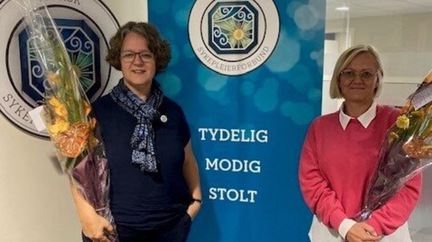 fylkesleder og nestleder i Agder Bildet viser fylkesleder og nestleder i Agder