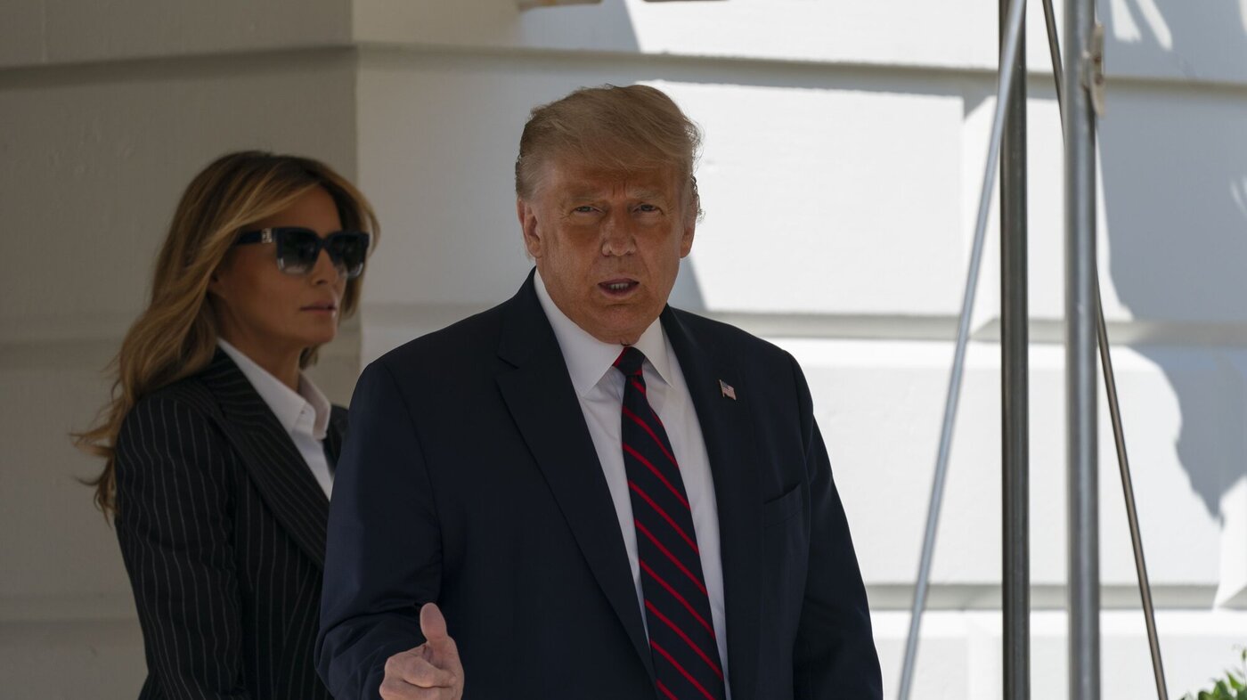 President President Donald Trump og lady Melania Trump