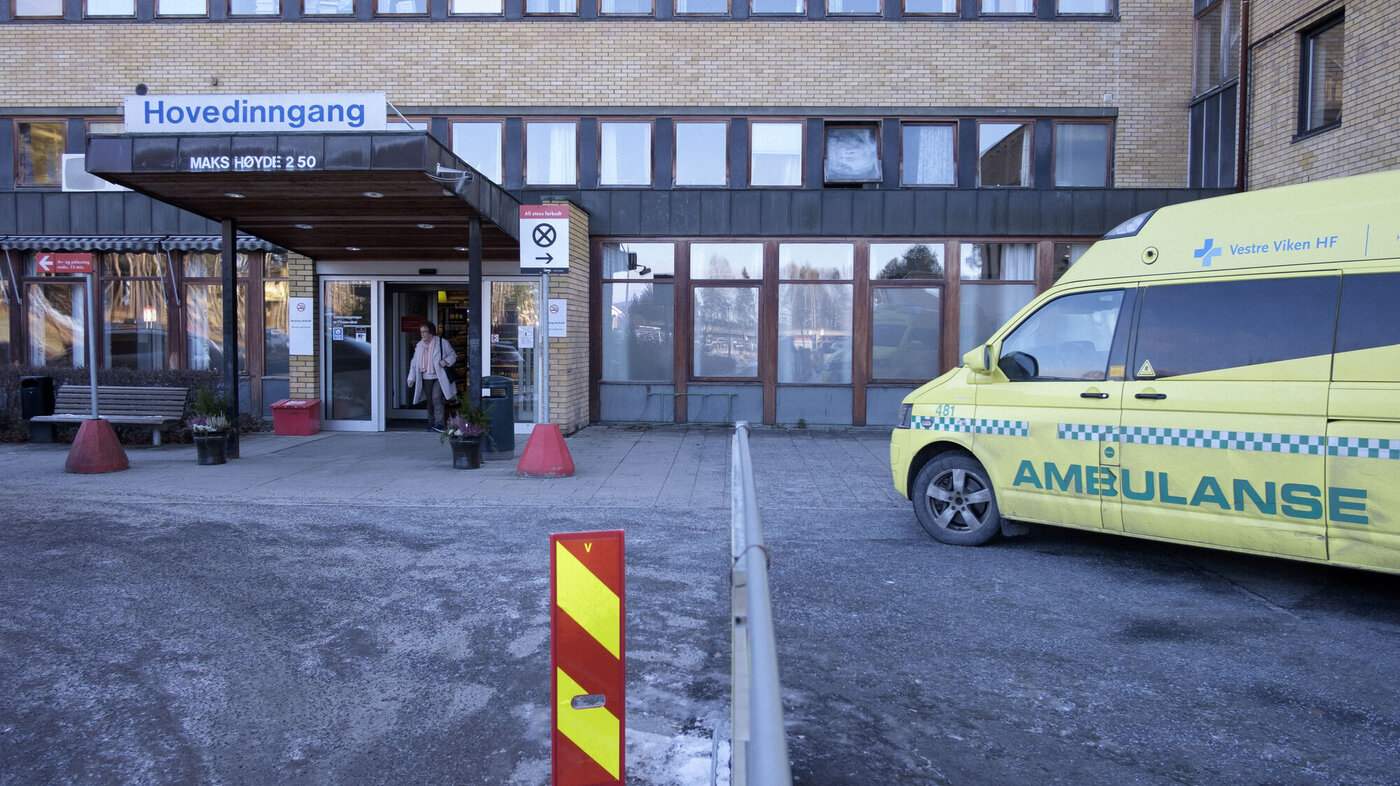 bildet viser Ringerike sykehus