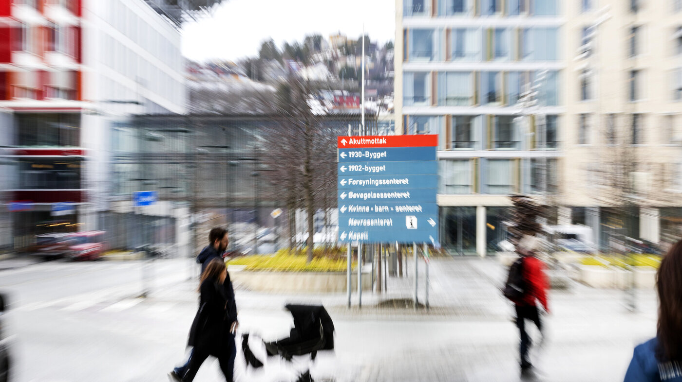 Eksteriør fra St. Olavs hospital i Trondheim