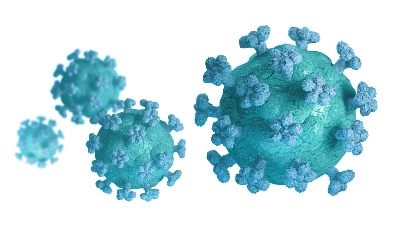 Bildet viser koronavirus.