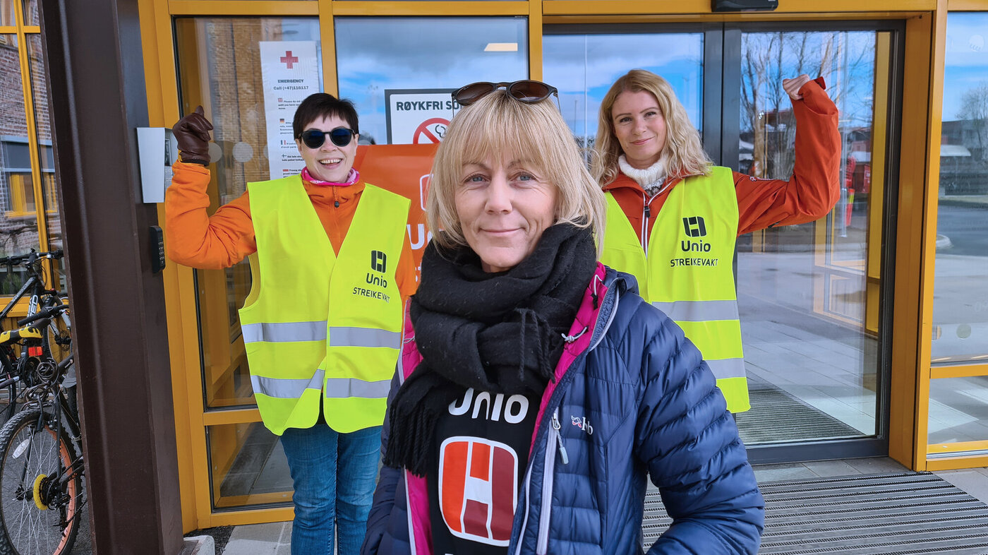 Fra venstre Trine Danielsen,  Aslaug Murberg og  Camilla Pedersen