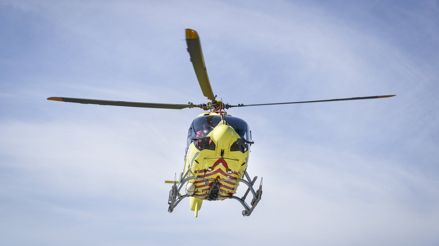 Helikopter Bildet viser et helikopter som tilhører Norsk Luftambulanse