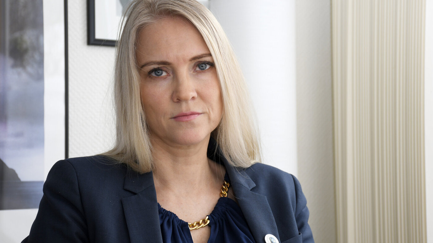 Bilde av leder i Sykepleierforbundet, Lill Sverresdatter Larsen.