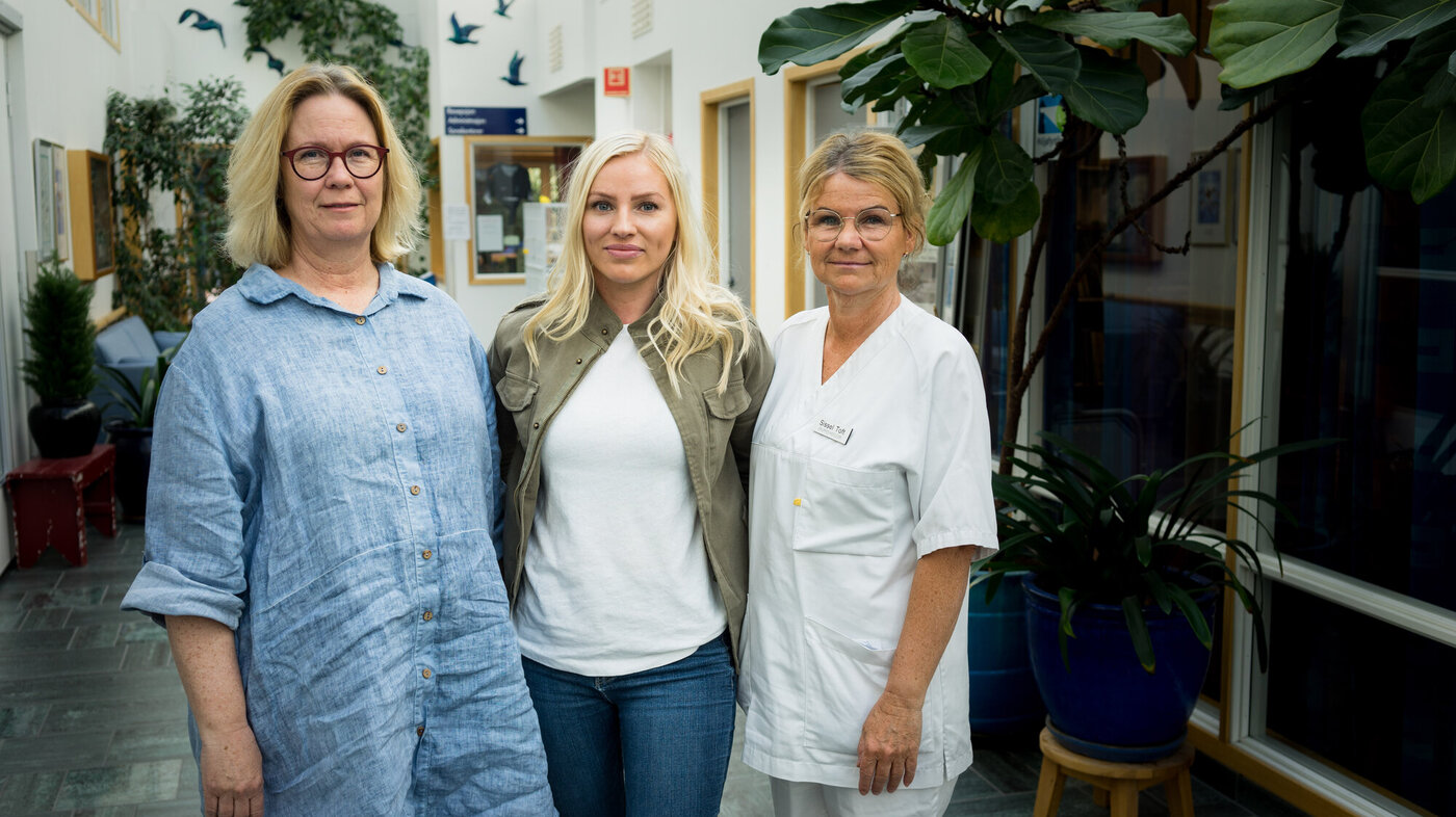 bildet viser sykepleiere i Grimstad