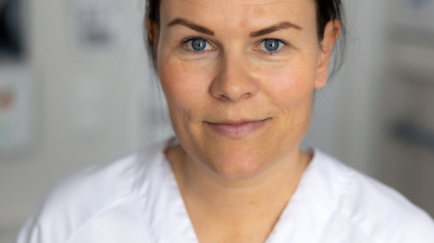 Sykepleier Bente Sandal Olsen ved Sørlandet sykehus