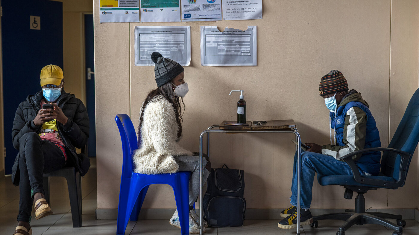Vaksinekontor i Soweto Vaksinekontor i Soweto