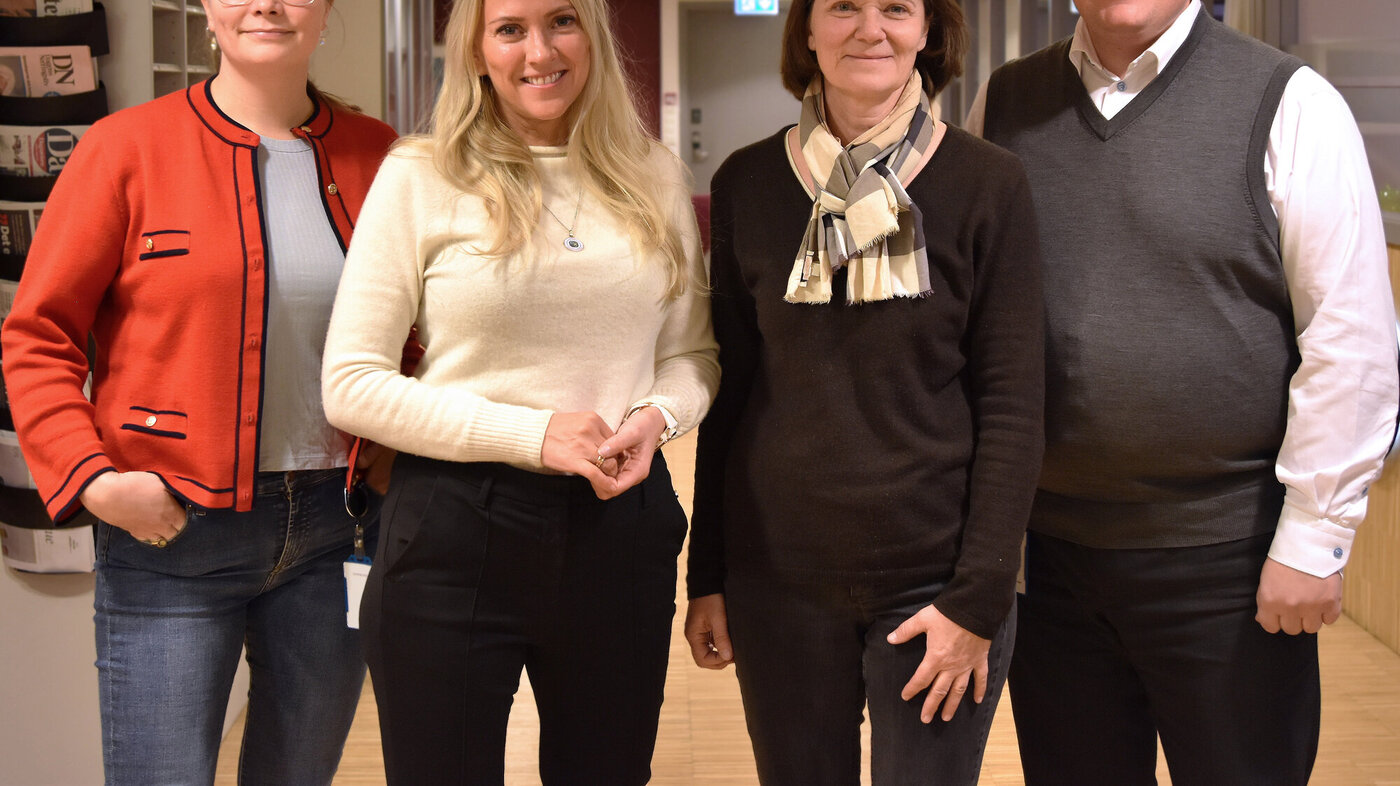 Silje Naustvik, Lill Sverresdatter Larsen, Kirsten Brubakk, Kai Øivind Brenden, NSF Bildet viser Silje Naustvik, Lill Sverresdatter Larsen, Kirsten Brubakk og Kai Øivind Brenden.