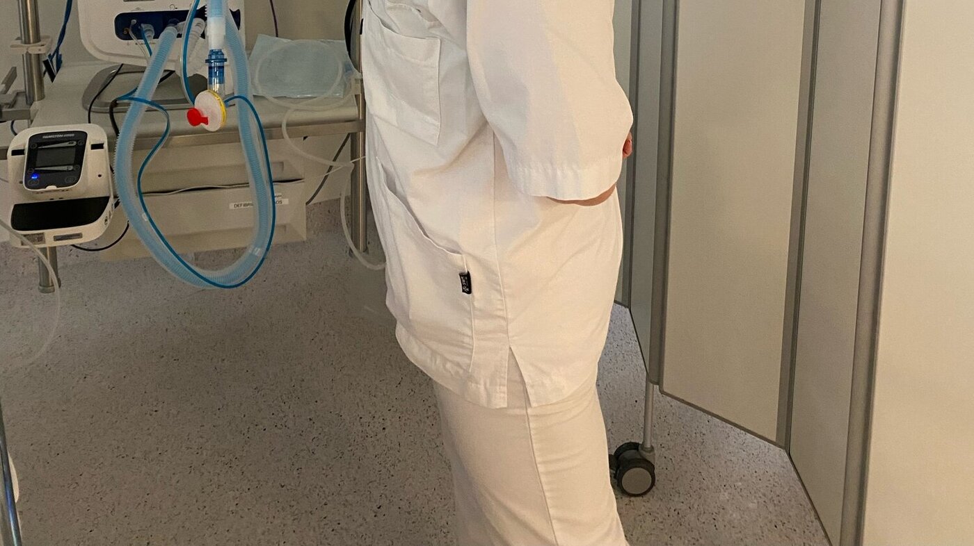 Bildet viser  Stine Molvær Nesseth, på thoraxkirurgisk avdeling