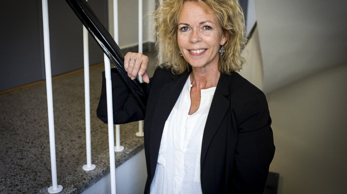 Bildet viser Gjertrud Helene Krokaa, fylkesleder i NSF Nordland.