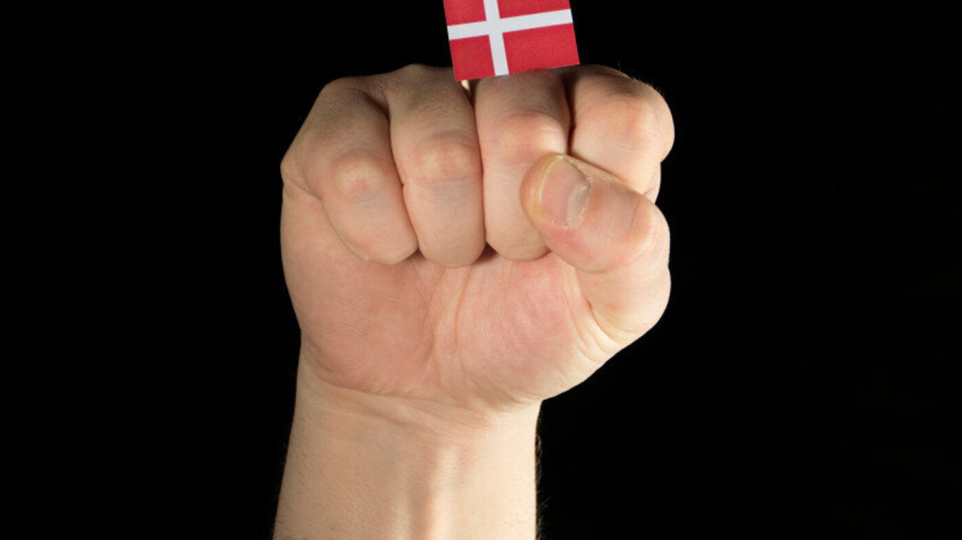 Bilde av dansk flagg