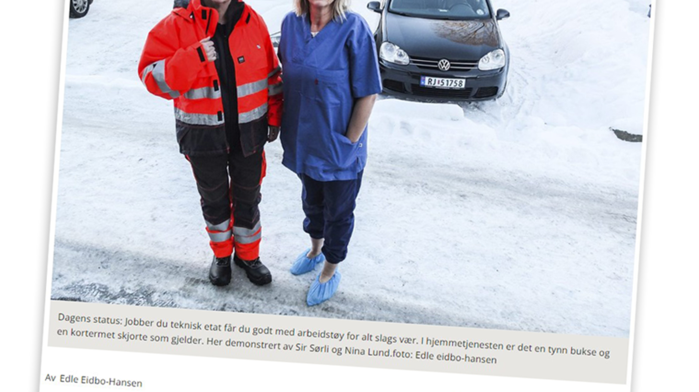 bildet viser faksimile fra TA