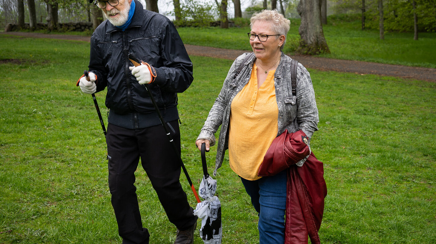 Bildet viser Halvard Skiri og Anne Pernille Rudi