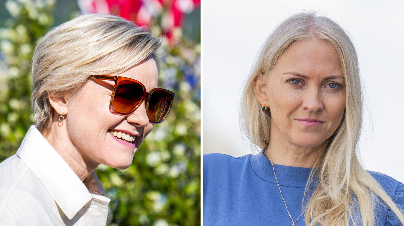 Bildet viser Ingvild Kjerkol og Lill Sverresdatter Larsen