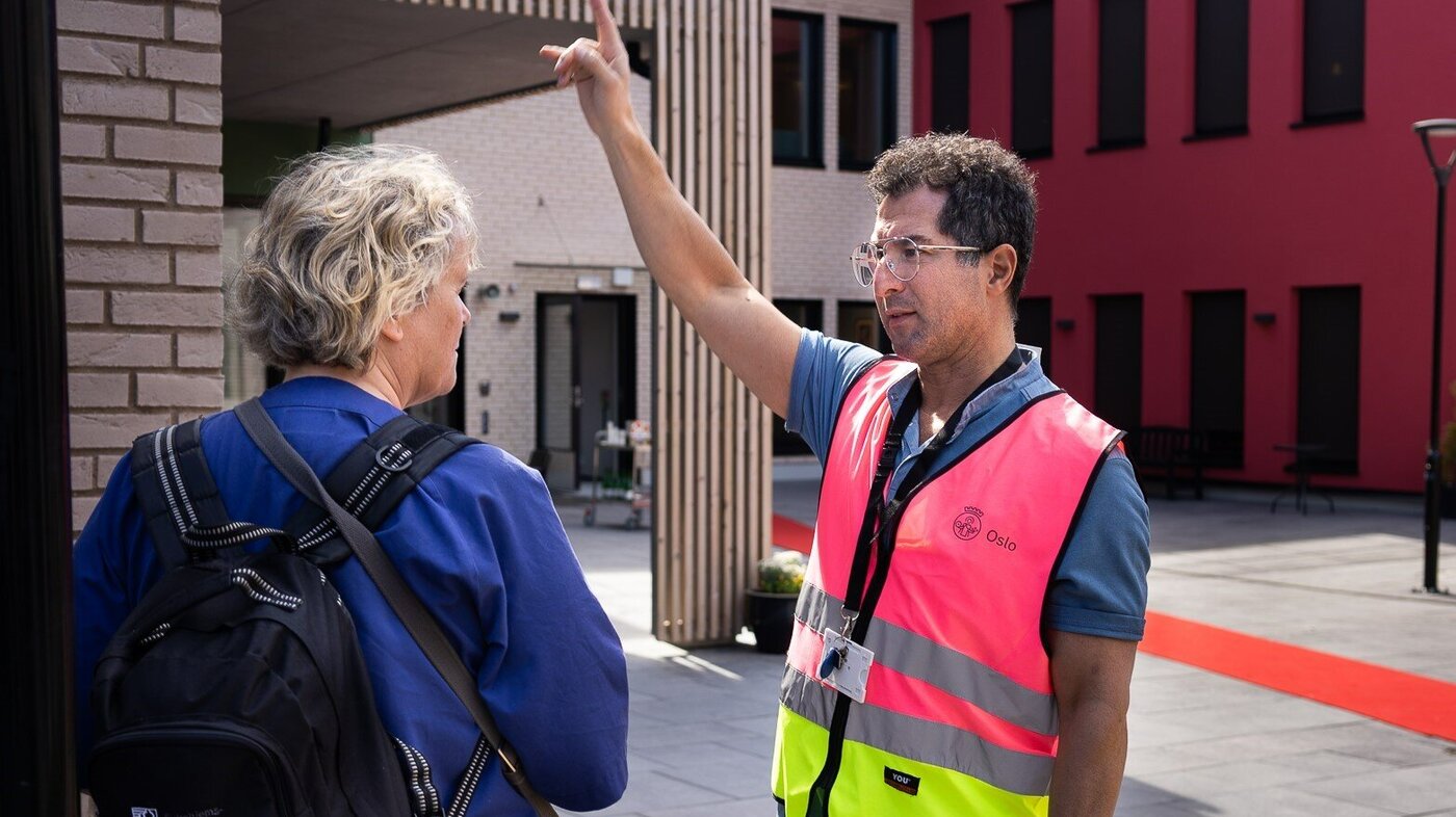 Bildet viser fagsykepleier Reza Moadel Mojdehi