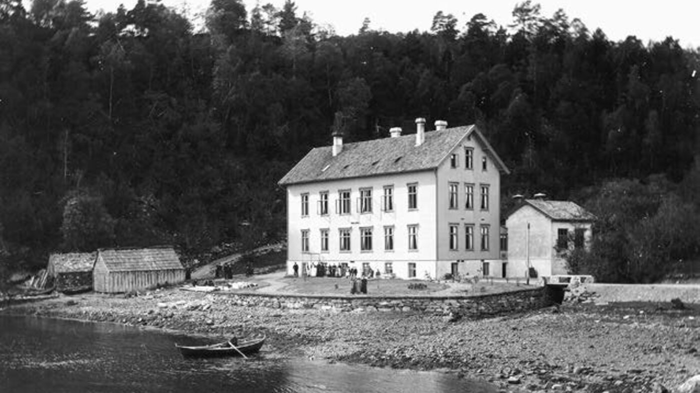 Kysthospitalet i Hagevik Kysthospitalet i Hagevik, det opprinnelige bygget