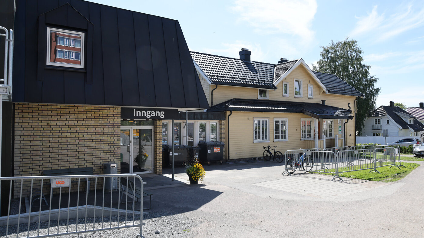 Bildet viser en bygning som er en del av Sykehuset i Vestfold