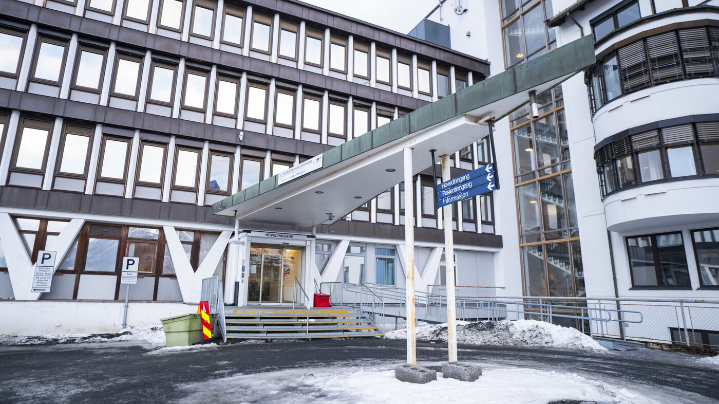 Bildet viser sykehuset i Narvik