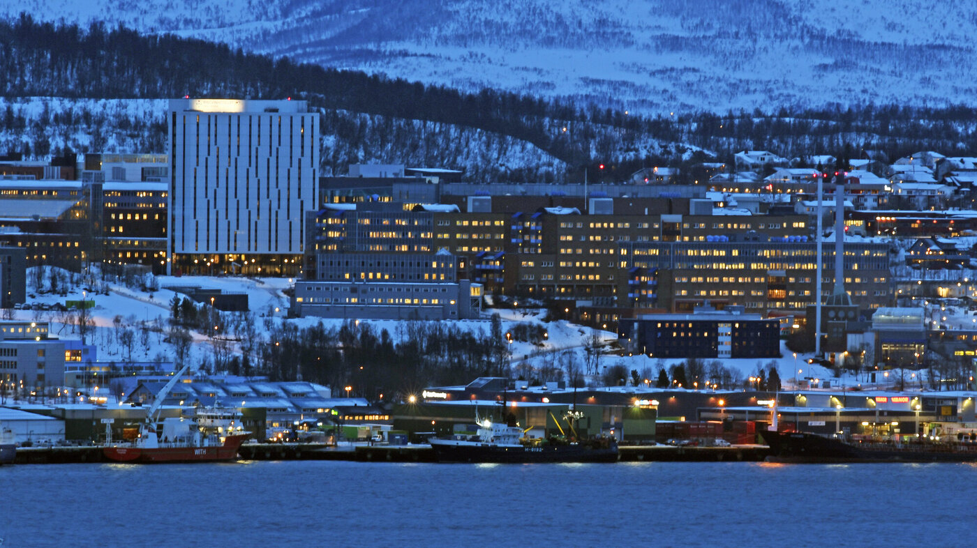 Bildet viser Universitetssykehuset i Nord-Norge.