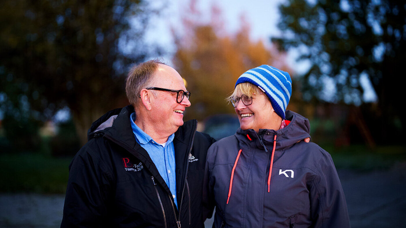 Bildet viser Karl og Anne Marie