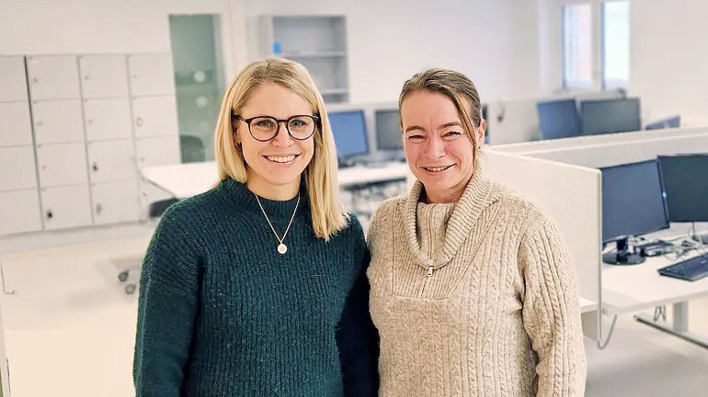 Tuva Moseng, Nina Østerås Bilde av Tuva Moseng og Nina Østerås