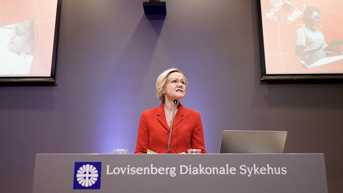 Bilde av helseminister Ingvild Kjerkol