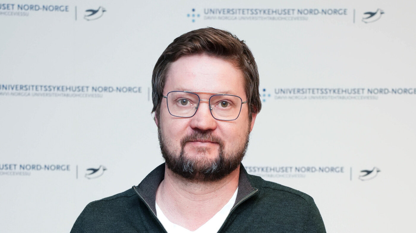 Bildet viser påtroppende administrerende direktør ved Universitetssykehuset Nord-Norge, David Johansen.