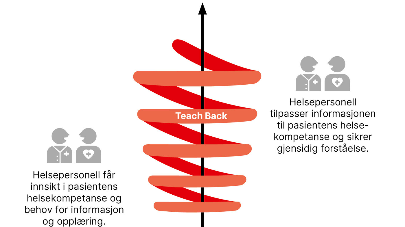 Figur 1. Teach Back-prosessen Figur 1. Teach Back-prosessen