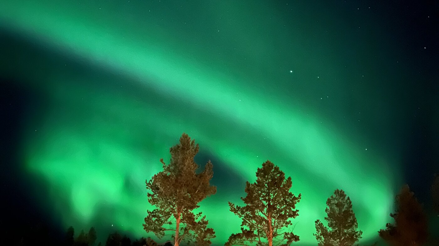 nordlys i Karasjok bildet viser nordlys i Karasjok